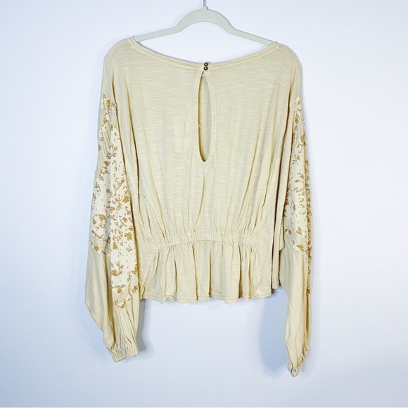 Free People - Sand Long Sleeve Blouse - Picture 3 of 3